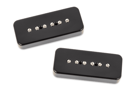 Set, P90 Silencer Soapbar Vntg Blk