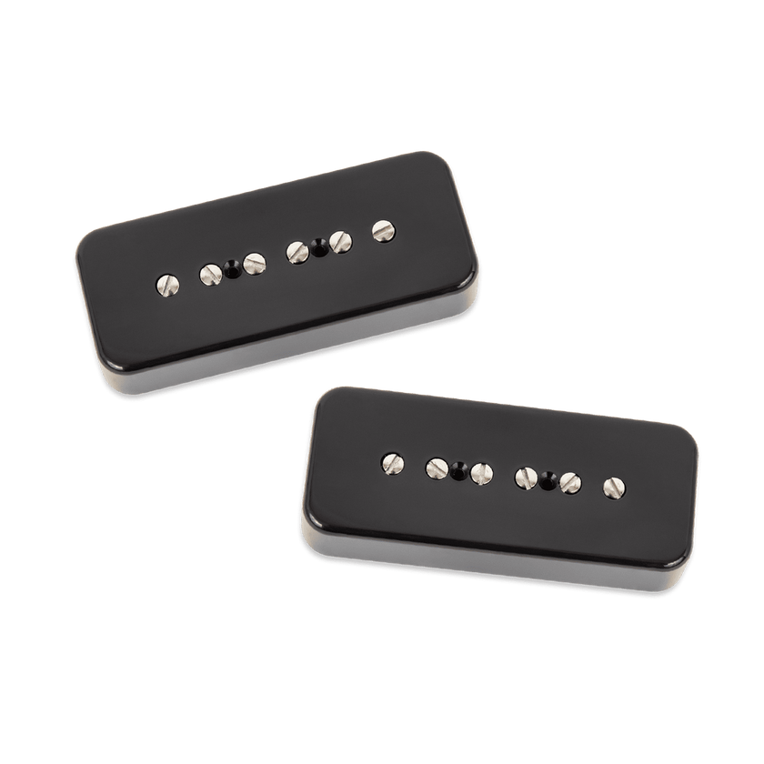 Set, P90 Silencer Soapbar Vntg Blk