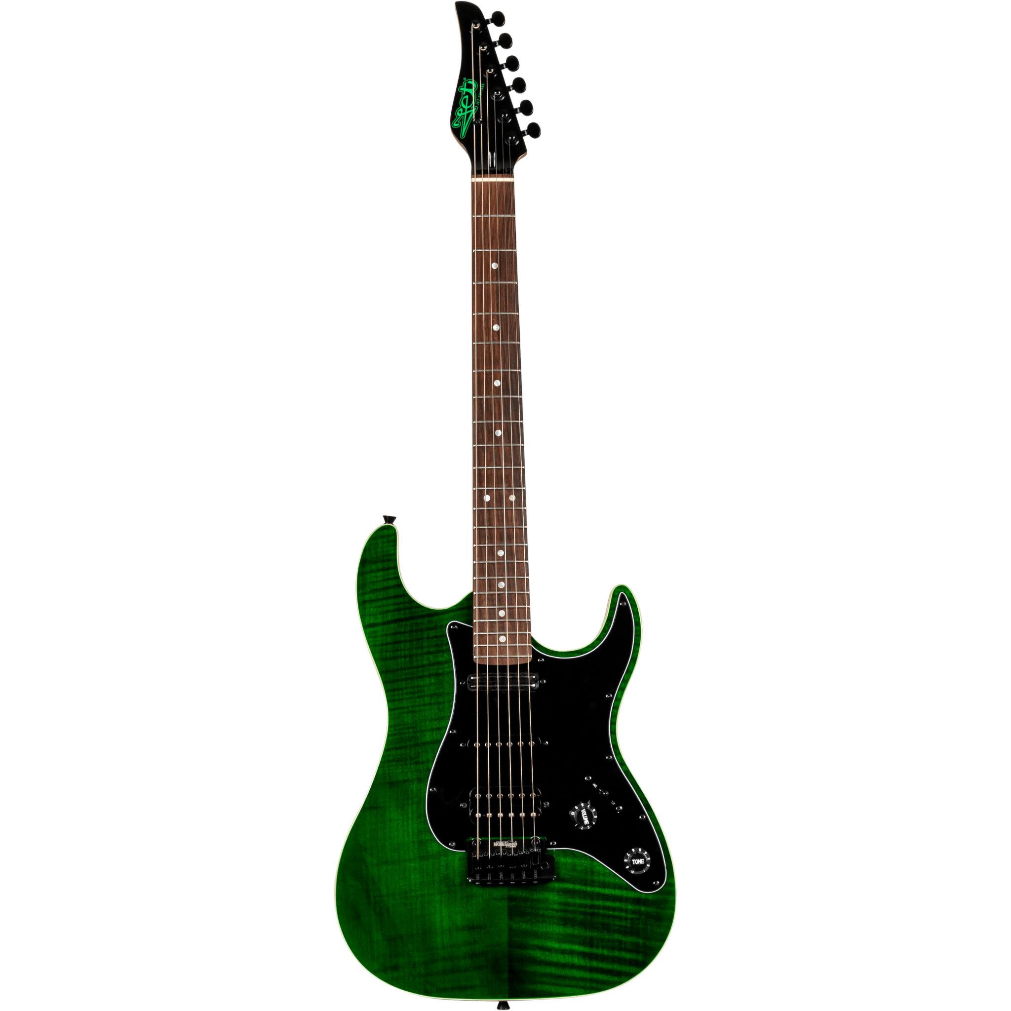 Jet Guitars JS-450 Trans Green