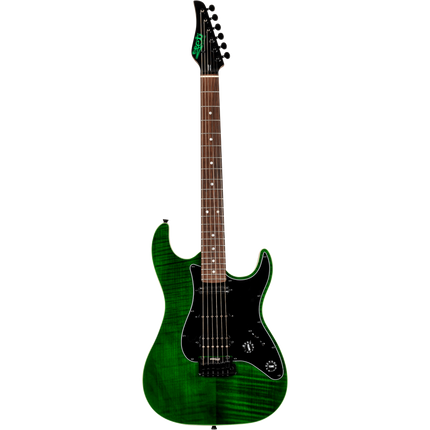Jet Guitars JS-450 Trans Green