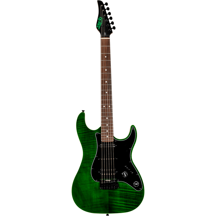 Jet Guitars JS-450 Trans Green