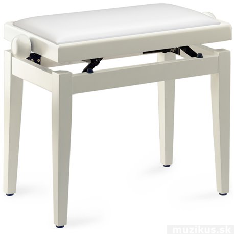 PB05WHPSWH White Bench Highgloss+Wh Vinyltop