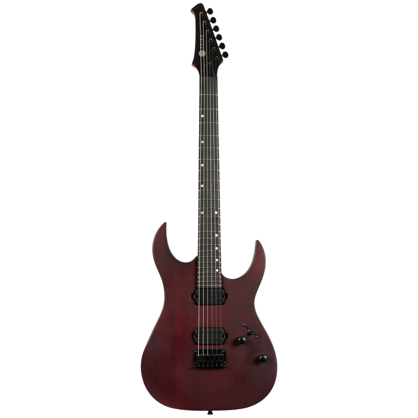 Spira Guitars S-400 Satin Wine red