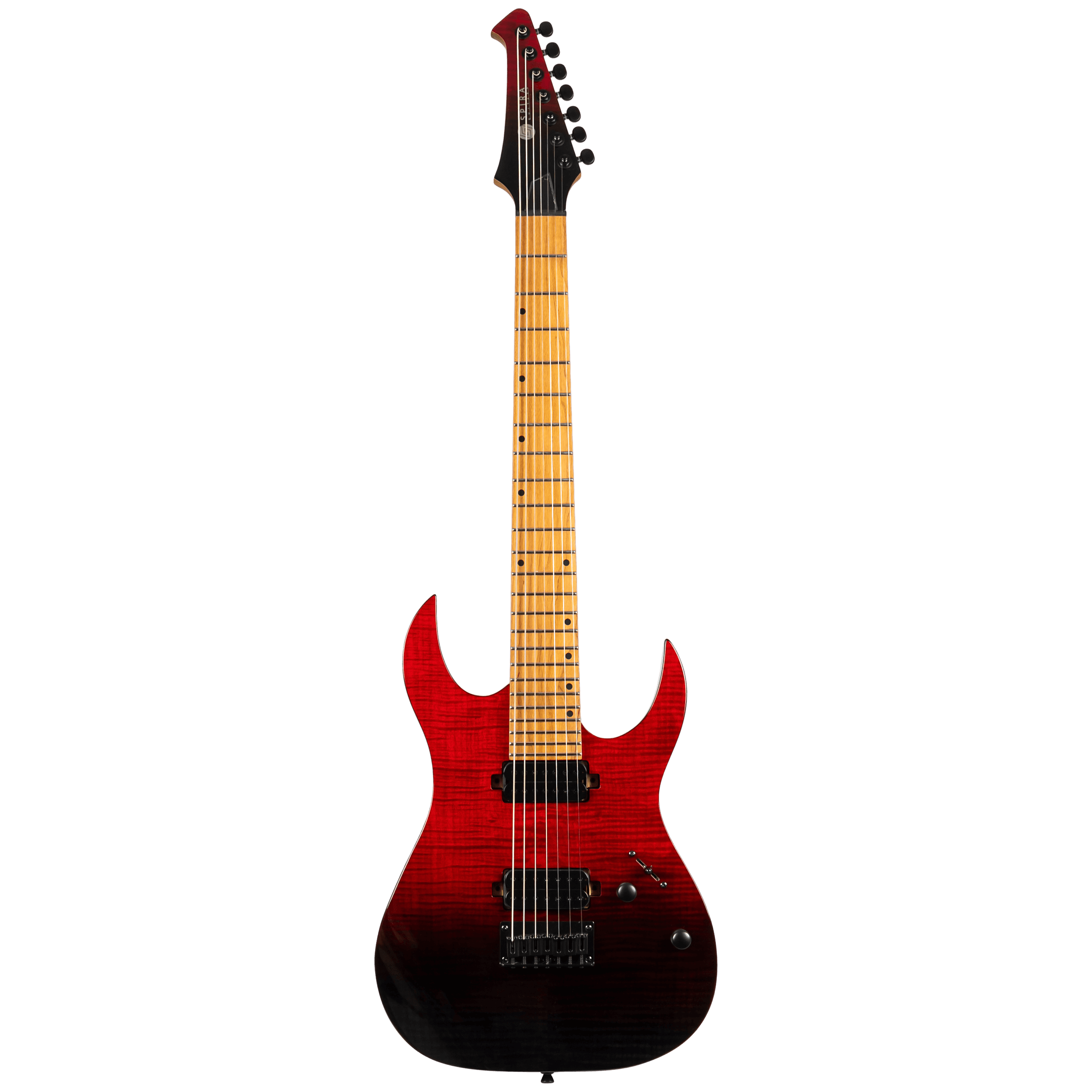 Spira Guitars S-457 Transparent Red