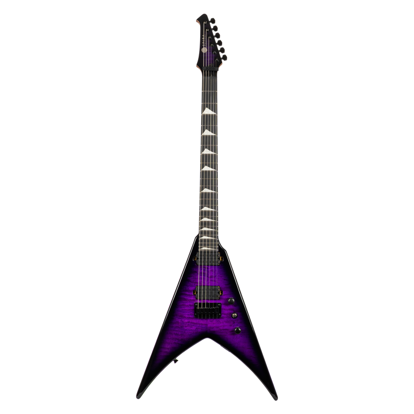 Spira Guitars V-500 Trans Purple