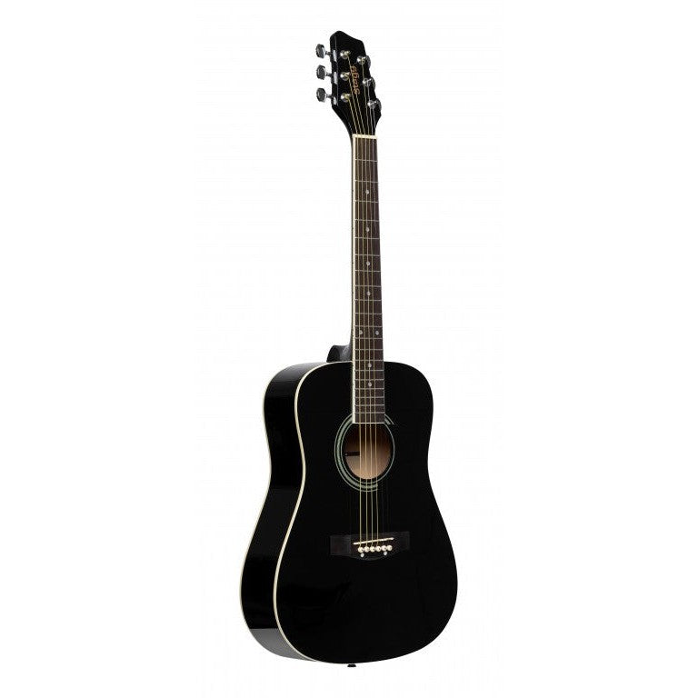 SA20D3/4BK 3/4 Dreadnought Ac.Gt.-Black