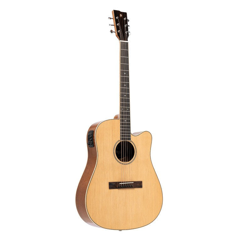 SA45DCE-LW Dread El.Ac Cut Spruce Lacewoo