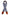 SWO-TIA-BLUE Woven Nylon Tiare Strap Blue