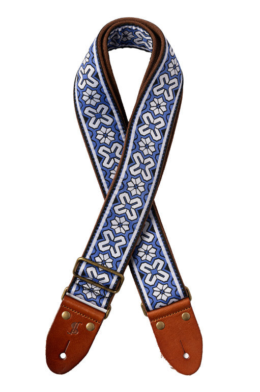 SWO-TIA-BLUE Woven Nylon Tiare Strap Blue