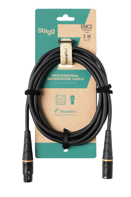 EMC3 3M/10FT MIC CABLE XLRf-XLRm