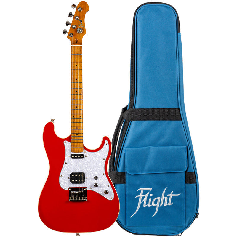 Flight PATHFINDER Baritone RD Electric solid body Red