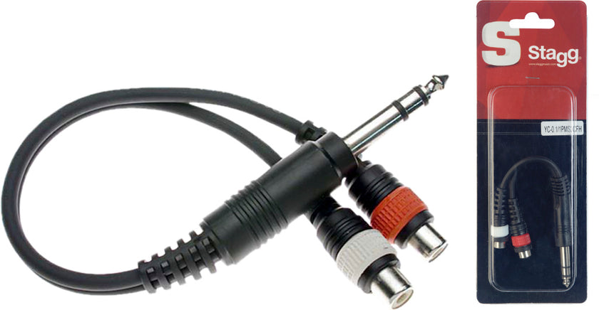 YC-01/1PMS2CFH 1 Jck Stereo M/2X Rca F-0,1Mt