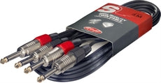 STC10P 10M/33FT TWIN CABLE PLUG-PLUG
