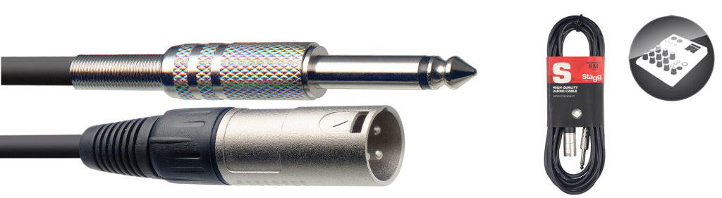 SAC1PXMDL 1M/3FT AUDIO CBL DLX PLG-XLRm