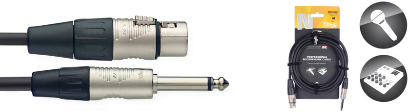 NMC1XPR 1M/3Ft Mike Cable Xlrf-Plug Dl