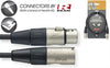 NMC1R 1M/3FT MIKE CBL XLRf-XLRm DLX
