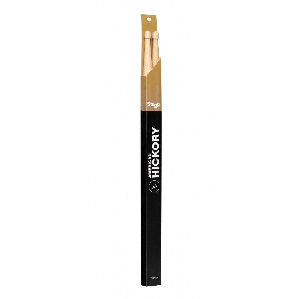 SHV5A 1Pr.Hickory V Sticks-Wood /5A