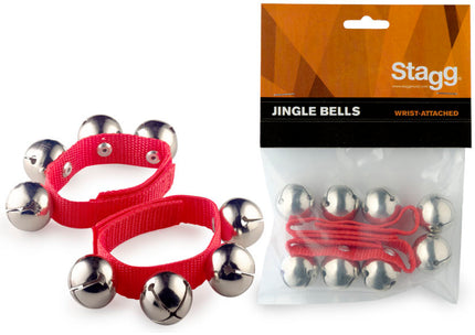 SWRB4L/RD 2 Big wrist bell w/4 Bells RD