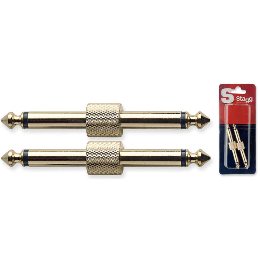 AC-PPH 2 M.Jack/Male Jack Adapt-Gold