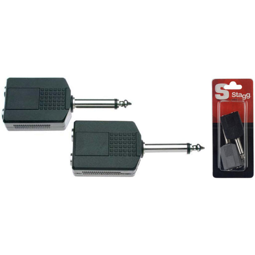 AC-PM2PFH 2 Male Jck/Dual Fem. Jack Adap