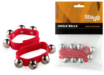 SWRB4S/RD 2 Small wrist bell w/4 Bells RD
