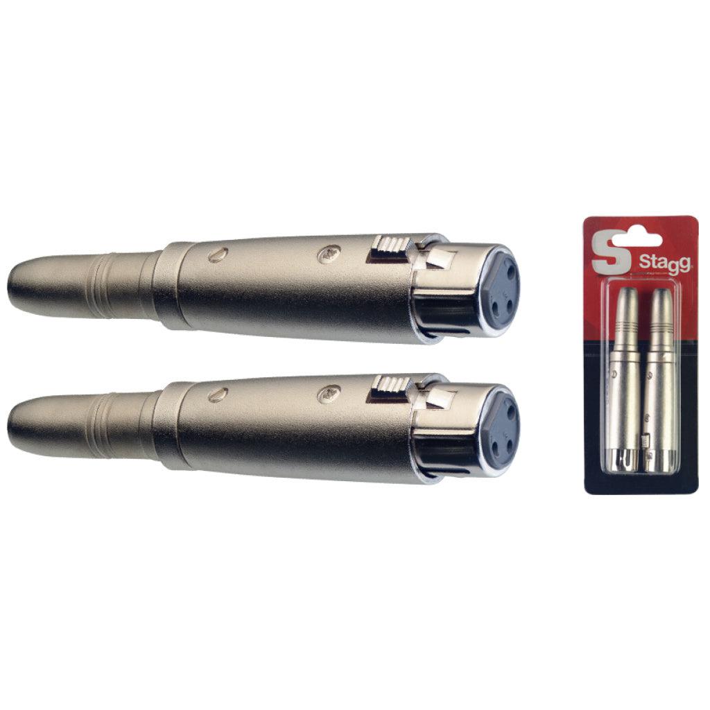 AC-XFPFH 2 Xlr Fem./Jack Fem Adapt.-Met