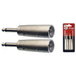AC-XMPMH 2 Xlr Male/Jack Male Adapt-Met