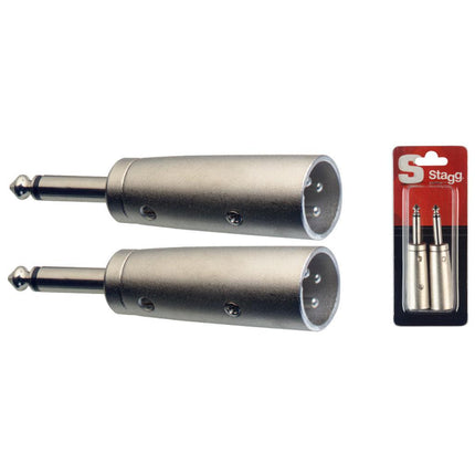 AC-XMPMH 2 Xlr Male/Jack Male Adapt-Met