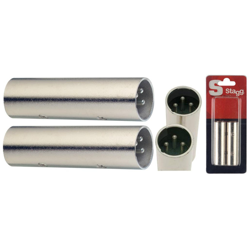 AC-XMXMH 2 Xlr Male/Xlr Male Adapt.-Met