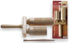 AGG-55 2-Tone Wood Agogo Bell+Mallet