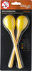 EGG-MAL/YW 2Pc Egg Maracas L/5/8Oz/Yellow