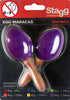 EGG-MAS/PP 2Pc Egg Maracas Small 25gram  Purple