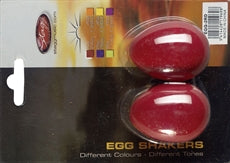 EGG-2RD 2Pc Egg Shakers/ 3/4Oz/Red