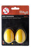EGG-2YW 2Pc Egg Shakers/1 5/8Oz/Yellow