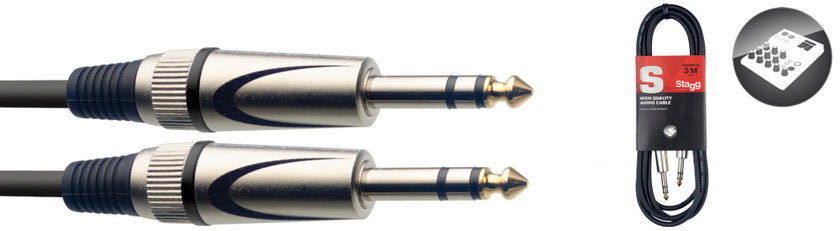 SAC3PSDL 3M/10F AUDIO CBL DLX STER.PLUG