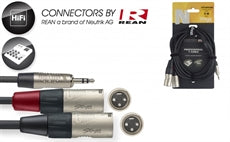 NYC3/MPS2XMR 3M/10F Split Minst Pl-2Xlrm Dl