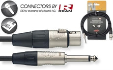 NMC3XPR 3M/10FT MIKE CBL XLRf-PLUG DLX