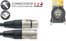 NMC3R 3M/10FT MIKE CBL XLRf-XLRm DLX