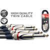 STC3P 3M/10FT TWIN CABLE PLUG-PLUG