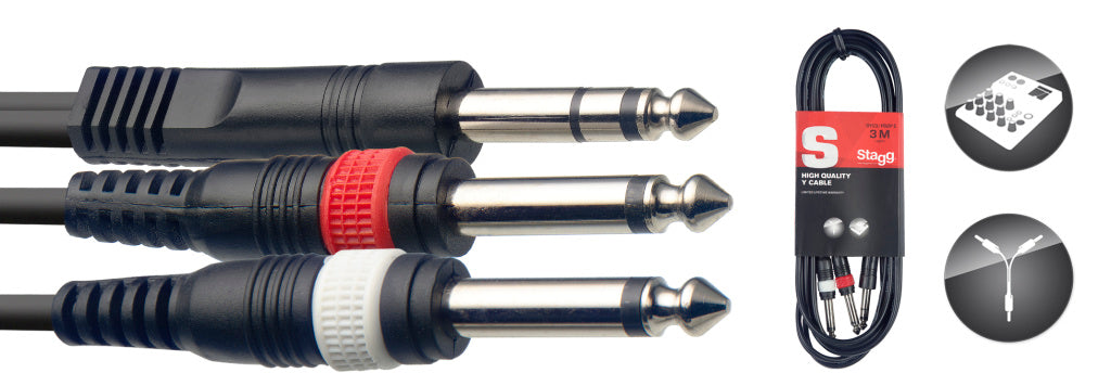 SYC6/PS2PE 6M/20F SPLIT MLD ST.PLUG-2PLUG