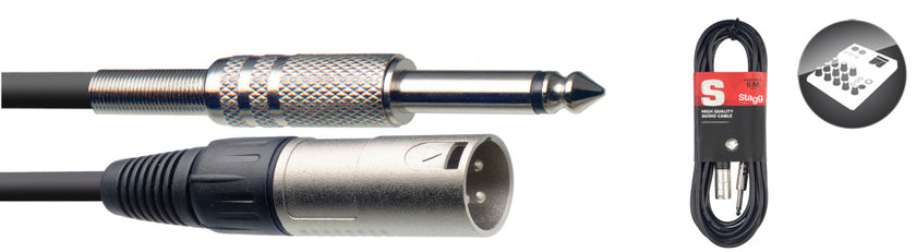 SAC6PXMDL 6M/20Ft Audio Cbl Dlx Plg-Xlrm