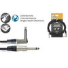 NGC6PLR 6M/20FT INSTRMT CBL-ANGLED DLX