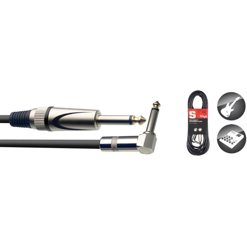 SGC6PLDL 6M/20FT INSTRUM.CBL-ANGLED DLX