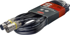 SMC6YW 6M/20FT MIKE CBL XLRf-XLRm/YEL