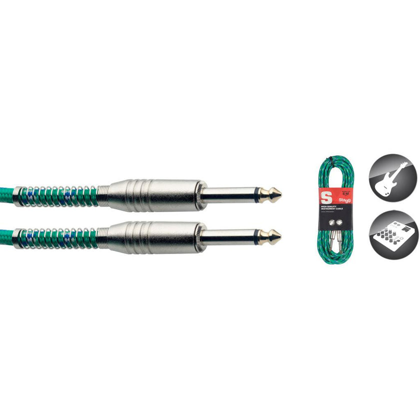 SGC6VTGR 6M/20FT VINTWEED CABLE-GREEN