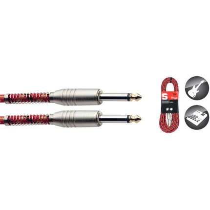 SGC6VTRD 6M/20Ft Vintweed Cable-Red