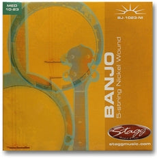 BJ-1023-NI Banjo 5-Str Set/Nickel/Med Lt