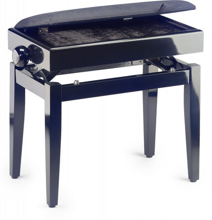PB55BKPVBK Black Pianobench Black Velvet