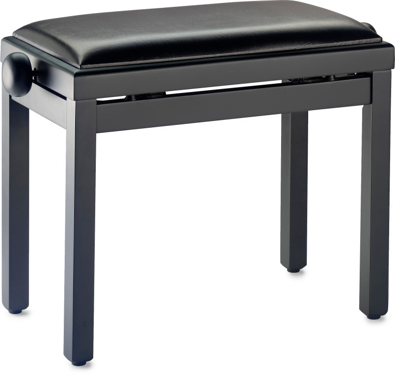 PB39BKMSBK Black Pianobench,Mat+Vinyl Top