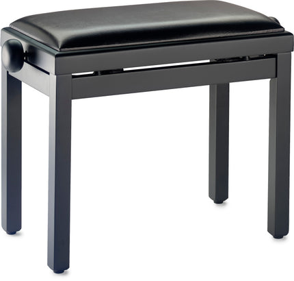 PB39BKMSBK Black Pianobench,Mat+Vinyl Top